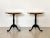 Vintage Iron and Wood Tables, 1980s, Set of 2 For Sale - Image 13 of 13