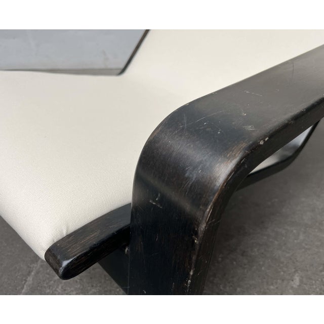 Set of Mid-Century Modern Pulkka Lounge Chair and Footstool by Ilmari Lappalainen for Asko, Finland, 1960s For Sale - Image 17 of 18