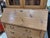 Vintage Country Pine Secretary Desk With Glass-Front Bookcase For Sale - Image 12 of 12