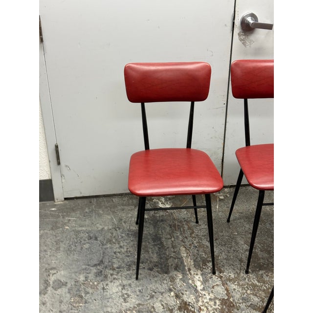 1930s Italian Circa 1930's Modernist Dining Chairs, Set of Four For Sale - Image 5 of 12