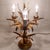 Gold Vintage Gilded Metal Table Lamp from Hans Kögl, Germany, 1970 For Sale - Image 8 of 11