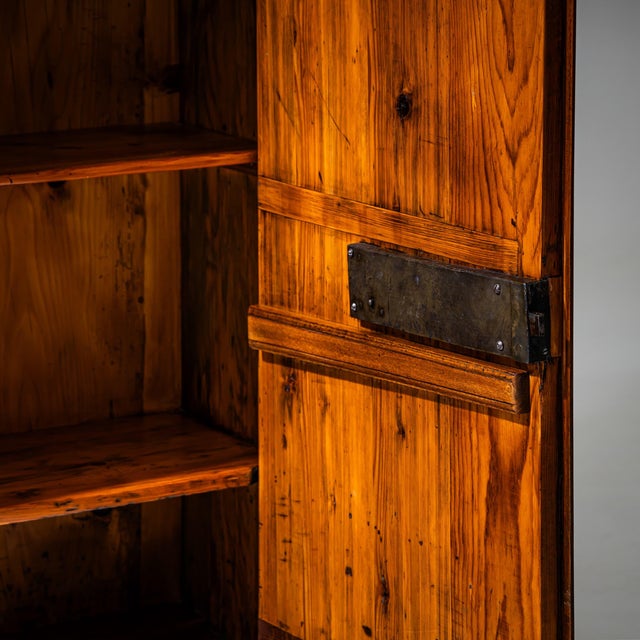 Wood Biedermeier Armoire in Walnut, 1830 For Sale - Image 7 of 12