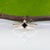 2020s Black Diamond Ring With Earth-Mined Diamond Accents: Solid 14k Gold, 3.6mm, Size 6.75 For Sale - Image 5 of 9