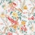 Sample - Schumacher Majestic Garden Fabric in Rose & Celadon For Sale