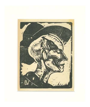 Lorenzo Viani - Portrait - Original Woodcut - 1930