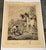 Antique Etching by French Artist Louis Monziès After Eugene Fromentin - Orientalist Falconry Equestrian For Sale In Greenville, SC - Image 6 of 17