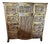 Vintage 1970s Bamboo & Reed Dresser / Cabinet For Sale