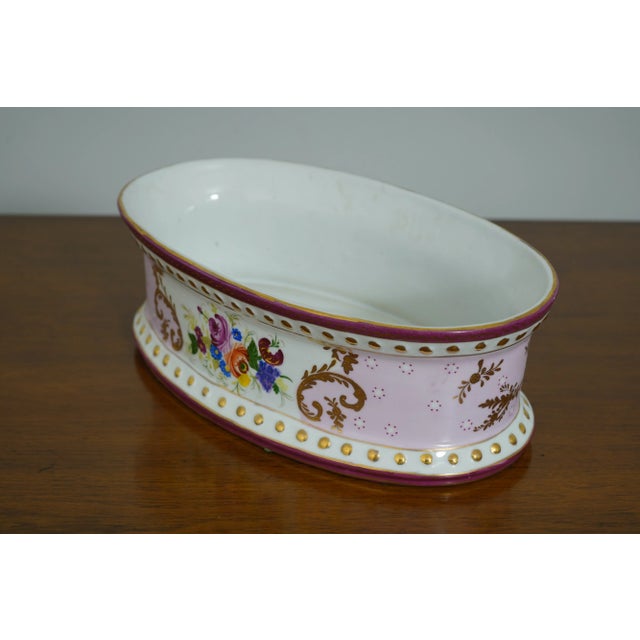 Pair Chinese Porcelain Decorated Planter Bowls For Sale - Image 9 of 11