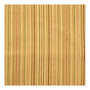 Designer Maxwell P Kaufmann Gold Green Red Yellow Stripe Fabric Sample