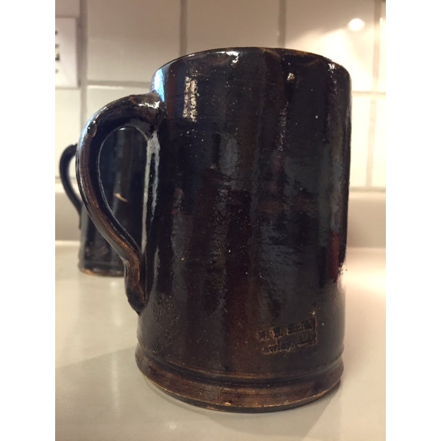 1970s Mugs by Alabama Potter Norman Smith - Set of 5 For Sale - Image 4 of 6