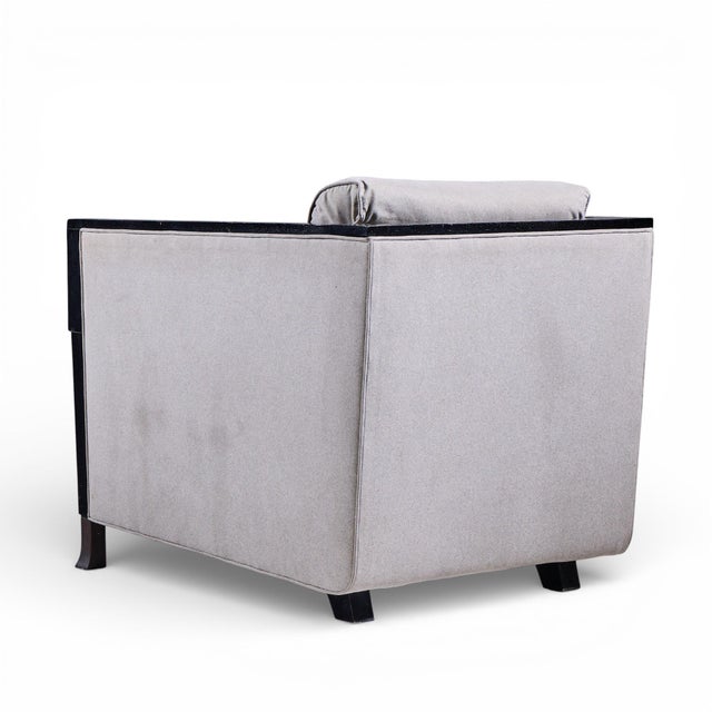 Brown Bill Sofield for Baker Furniture Salon Lounge Chairs - Pair For Sale - Image 8 of 13