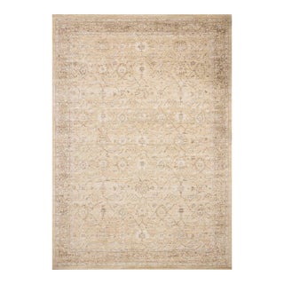 Chris Loves Julia x Loloi Palma Wheat / Bark 7'-10" x 10' Area Rug For Sale