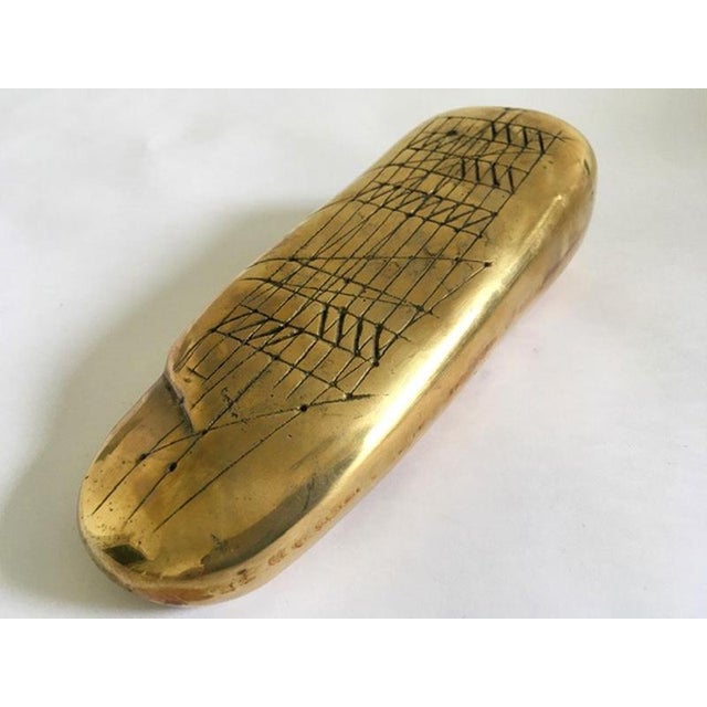 Bronze Abstract Tracce Sculpture by Walter Valentini, 1980 For Sale - Image 11 of 16