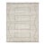 Modern Minimalist Moroccan Style Wool Rug – Handmade Geometric Linear Design For Sale