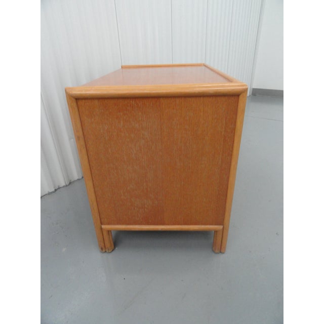 Brown 1970s McGuire American Furniture Side Table For Sale - Image 8 of 9