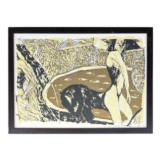 Late 20th Century Humberto Castro Lithograph #92 From an Edition of 100, Framed and Signed, 5 of 5 For Sale