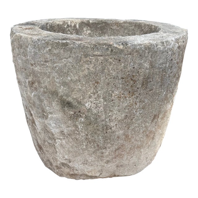 Antique Limestone Trough 51626j 24"Dia For Sale