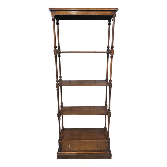 Tall Vintage Stand in Mahogany, 1920 For Sale