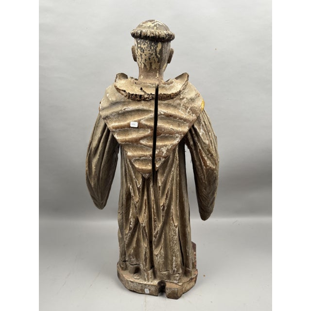 Saint Dominic, 18th Century, Oak For Sale - Image 10 of 12