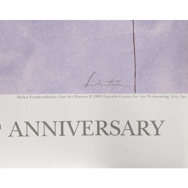 Live from Lincoln Center, 20th Year by Helen Frankenthaler, American (1928–2011) Date: 1995 Lithograph Poster Size: 48 in....