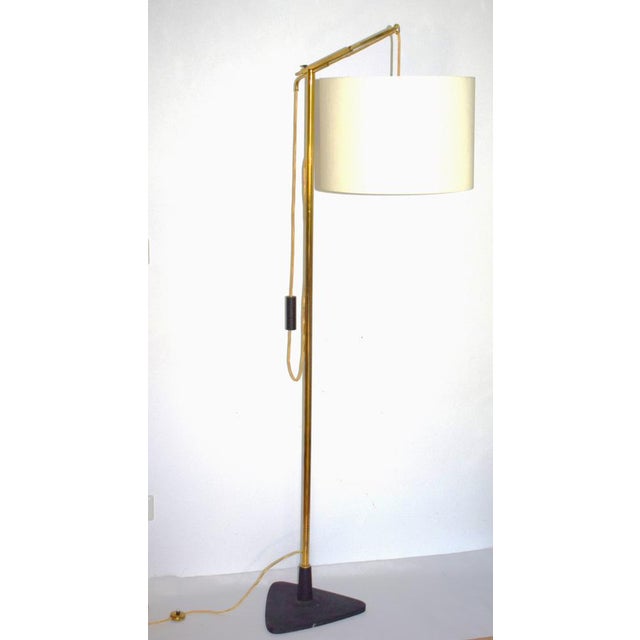 Counterweight Floor Lamp by Franz Hagenauer for Werkstätte Hagenauer Wien, 1950s For Sale - Image 13 of 14