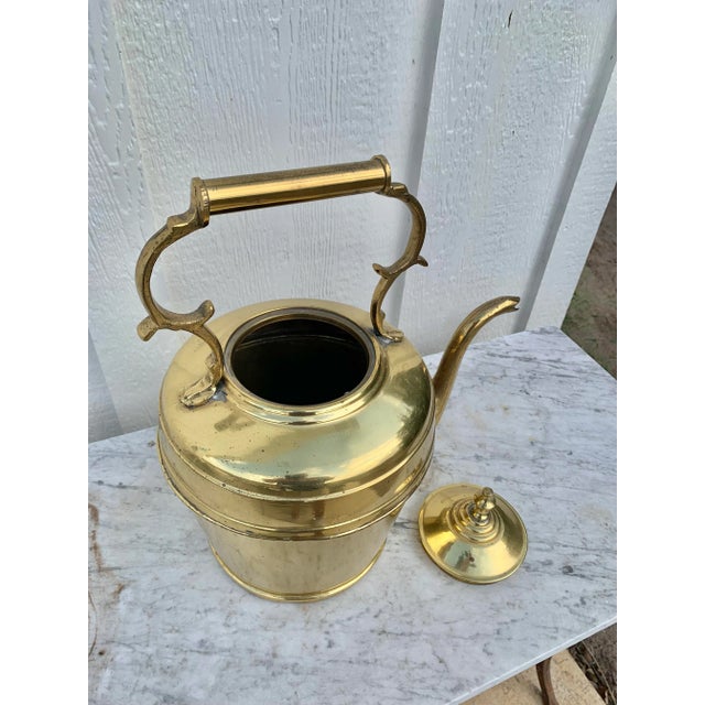 19th Century Brass Kettle For Sale - Image 10 of 12