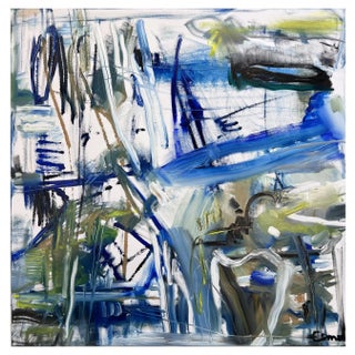 Maria Esmar, Hidden Behind Layers, Oil on Canvas For Sale