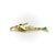 This beautiful articulated pendant presents itself as the head of a fish seemingly caught on the bail, as if it were a...