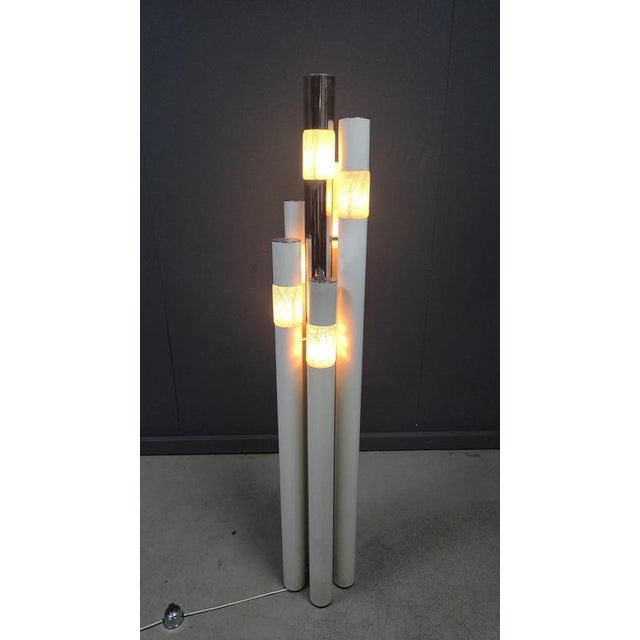 Glass Mid-Century Floor Lamp by Angelo Brotto for Esperia, 1960s For Sale - Image 7 of 15