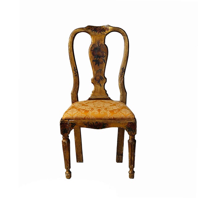 Antique European Fancy Chairs - A Pair For Sale In Providence - Image 6 of 9