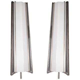 French Mid-Century Sconces, Mathieu Matégot - a Pair For Sale