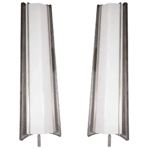 Massive, Supersized, Very Large Pair of French Mid-Century Sconces, Mathieu Matégot