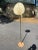 Midcentury Italian Palm Fan and Wood Floor Lamp For Sale In Jacksonville, FL - Image 6 of 6