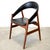 1950s Danish Teak & Faux Leather Armchair For Sale - Image 4 of 4