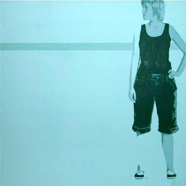 Joanna Woyda, Portrait, Oil on Canvas For Sale - Image 4 of 4