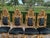 1900 Italian Baroque Rococo Gilded Beech Black Velvet Chairs - Set of 7 For Sale - Image 12 of 18