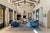 Roche Bobois Single-Arm Sofa in Slate Blue Polished Wool For Sale In Phoenix - Image 6 of 9