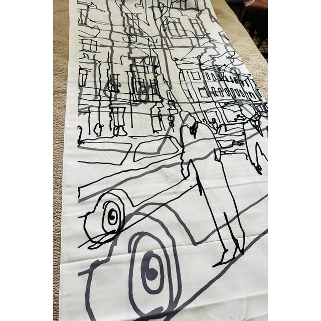 NEW Marimekko 2 yard designer fabric panel. Iconic 2003 Hetkia/Moments By Maija Louekari 100% cotton. Measures 80" long x...