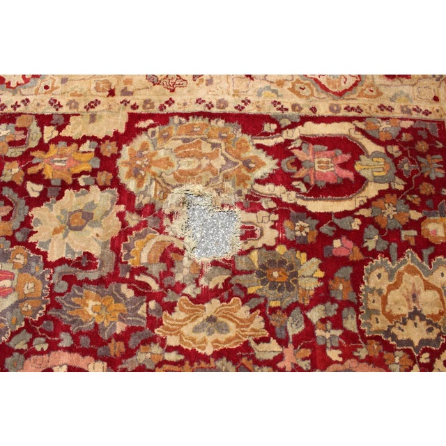 Textile Vintage Bauhaus Rug With Agra Design 6'7 X 9'5 For Sale - Image 7 of 8