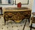 Grand French Rococo Writing Desk – Ornate Black Lacquer Desk With Gold Leaf & Bronze Details For Sale - Image 4 of 4