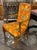Mid 20th Century Set of 8 Pecan Dining Chairs With Jack Lenor Larsen Fabric For Sale - Image 5 of 7