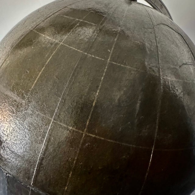 1930s Vintage Black Slate Globe, 1930s For Sale - Image 5 of 9