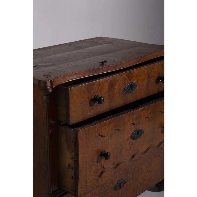 Late 19th Century Italian Sicilian Chest of Drawers in Briar Wood, Late 1800s For Sale - Image 5 of 11