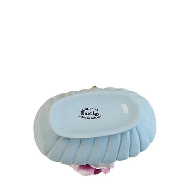 1950s Porcelain Flower Basket Trio - Thorley China and Napcoware For Sale - Image 9 of 12