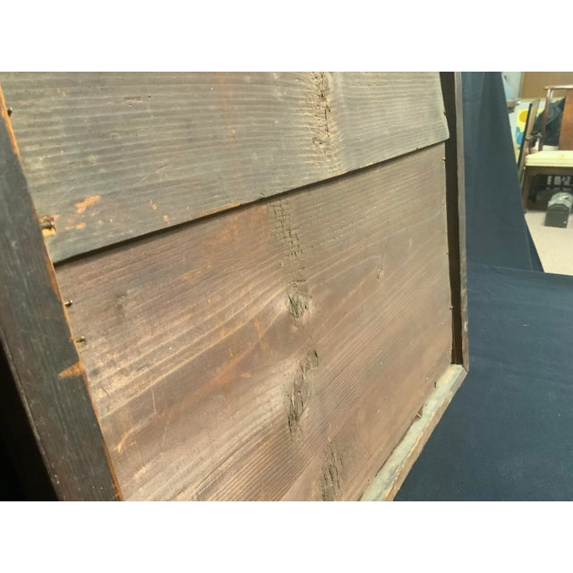 Wood Late 18th Century Queen Anne Wall Mirror For Sale - Image 7 of 9