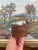 Brown Hand Carved Mid-20th Century Folk Art Wooden Sculpture of Bearded. For Sale - Image 8 of 9