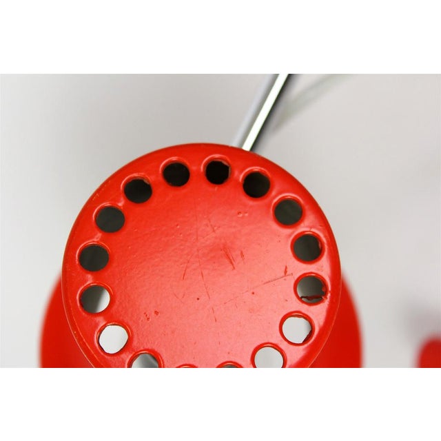 1960s Red Table Lamp attributed to Josef Hurka for Napako, 1960s For Sale - Image 5 of 18