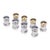 Gold 20th Century American Silver Salt & Pepper Shakers from Cartier, 1920s, Set of 8 For Sale - Image 8 of 8