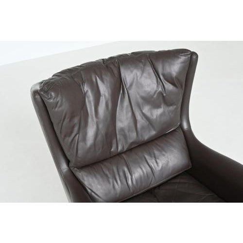 Lounge Chairs in Brown Leather from Durlet, Belgium, 1960s, Set of 2 For Sale - Image 14 of 18