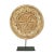 Wood Vintage Wood Medallion on Stand For Sale - Image 7 of 7